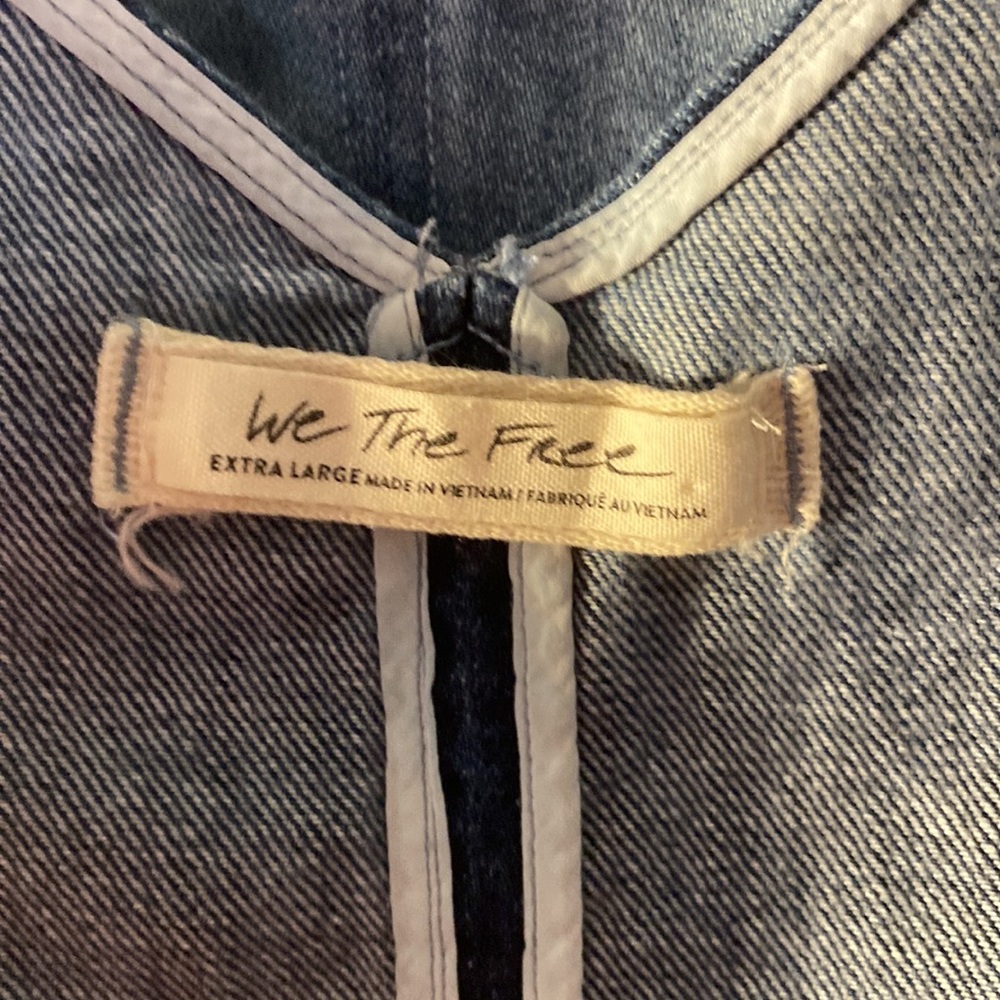 We The Free denim top. XL - Picture 5 of 8